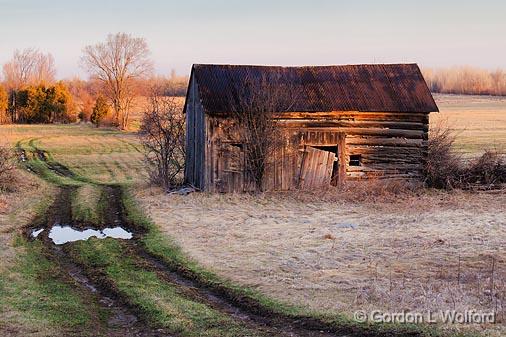 Old Barn At Sunrise_08482.jpg - Photographed near Eastons Corners, Ontario, Canada.